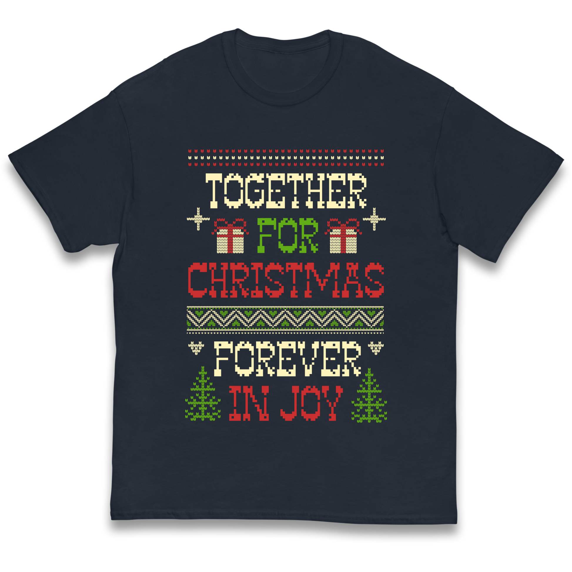 Together for Christmas Forever in Joy Christmas kids t shirt