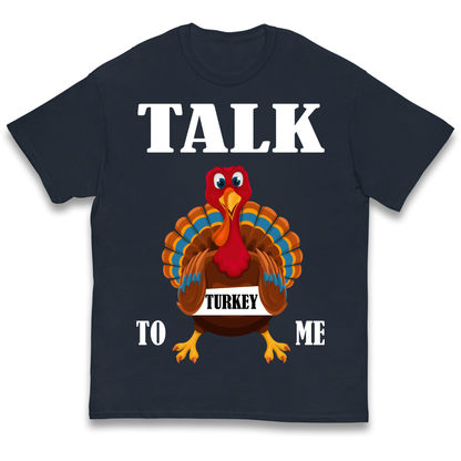 Talk Turkey To Me Christmas kids t shirt
