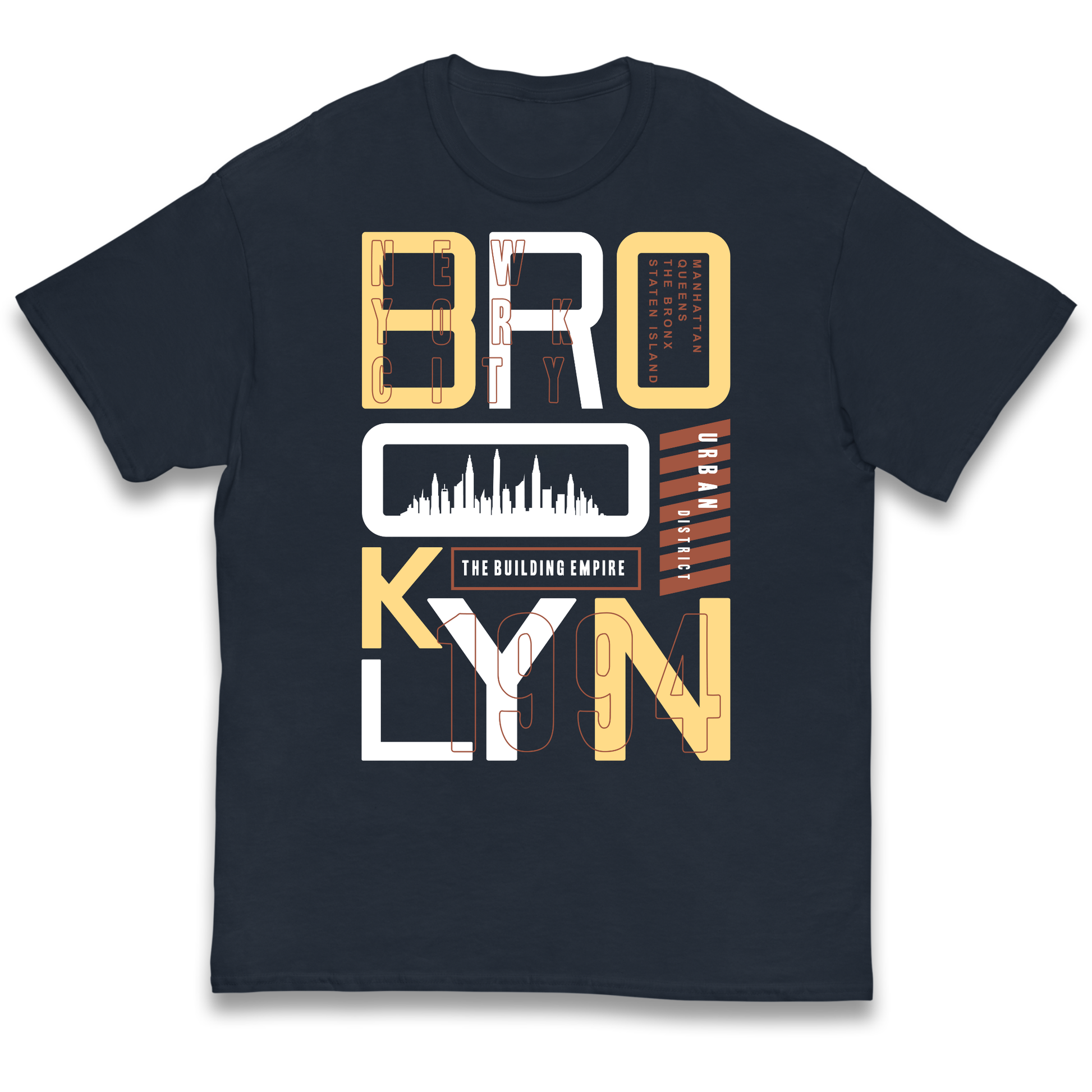 Brooklyn New York Urban District kids t shirt