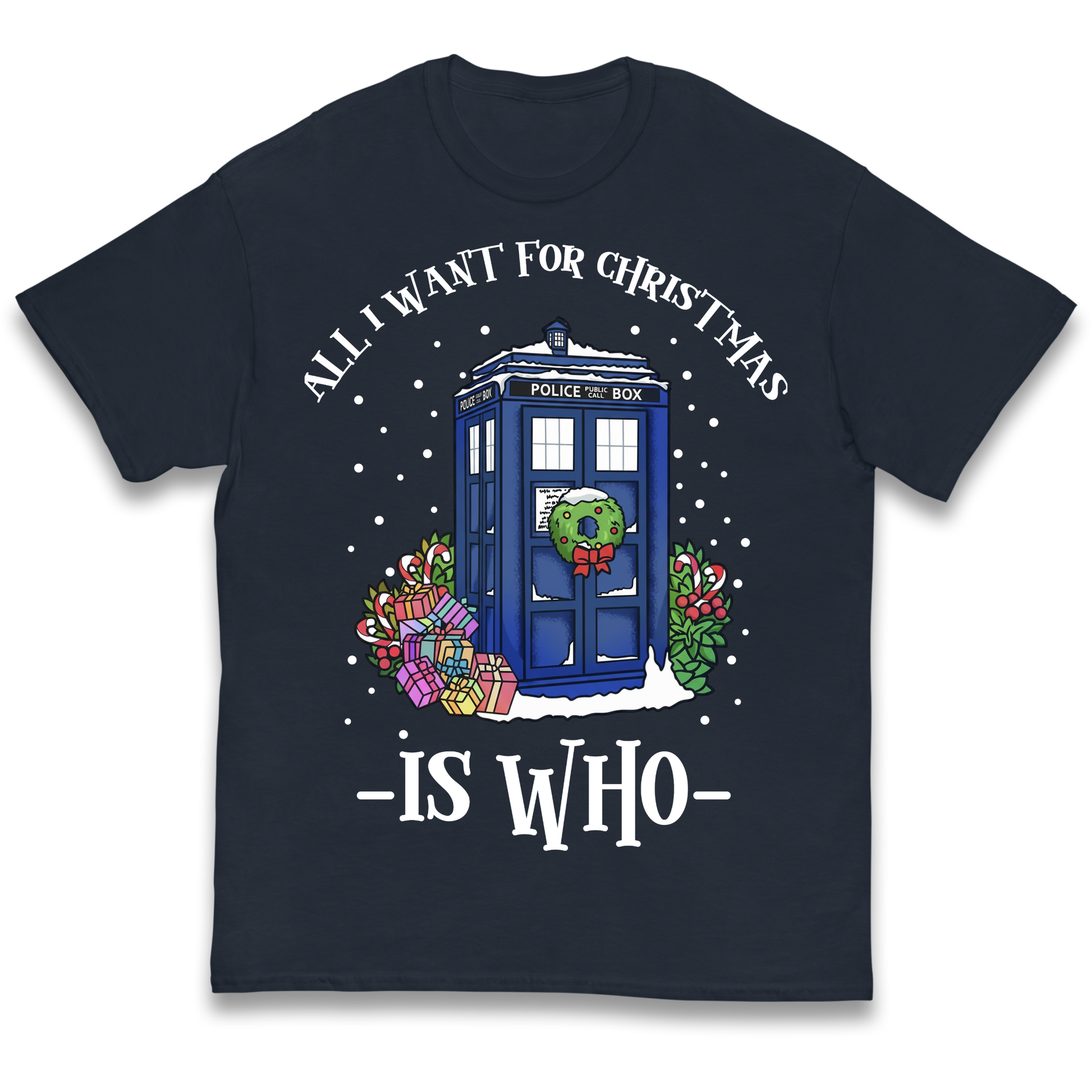 Dr Who Christmas kids t shirt