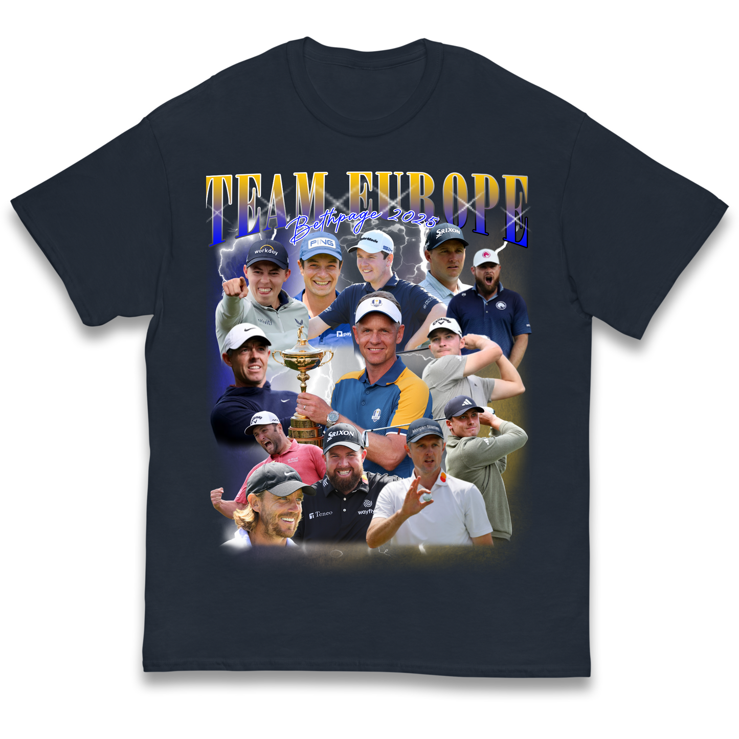Ryder Cup 2025 Team Europe kids t shirt