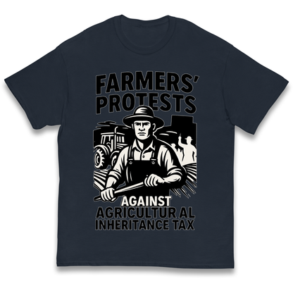Farmers’ Protests Against Agricultural Inheritance Tax kids t shirt