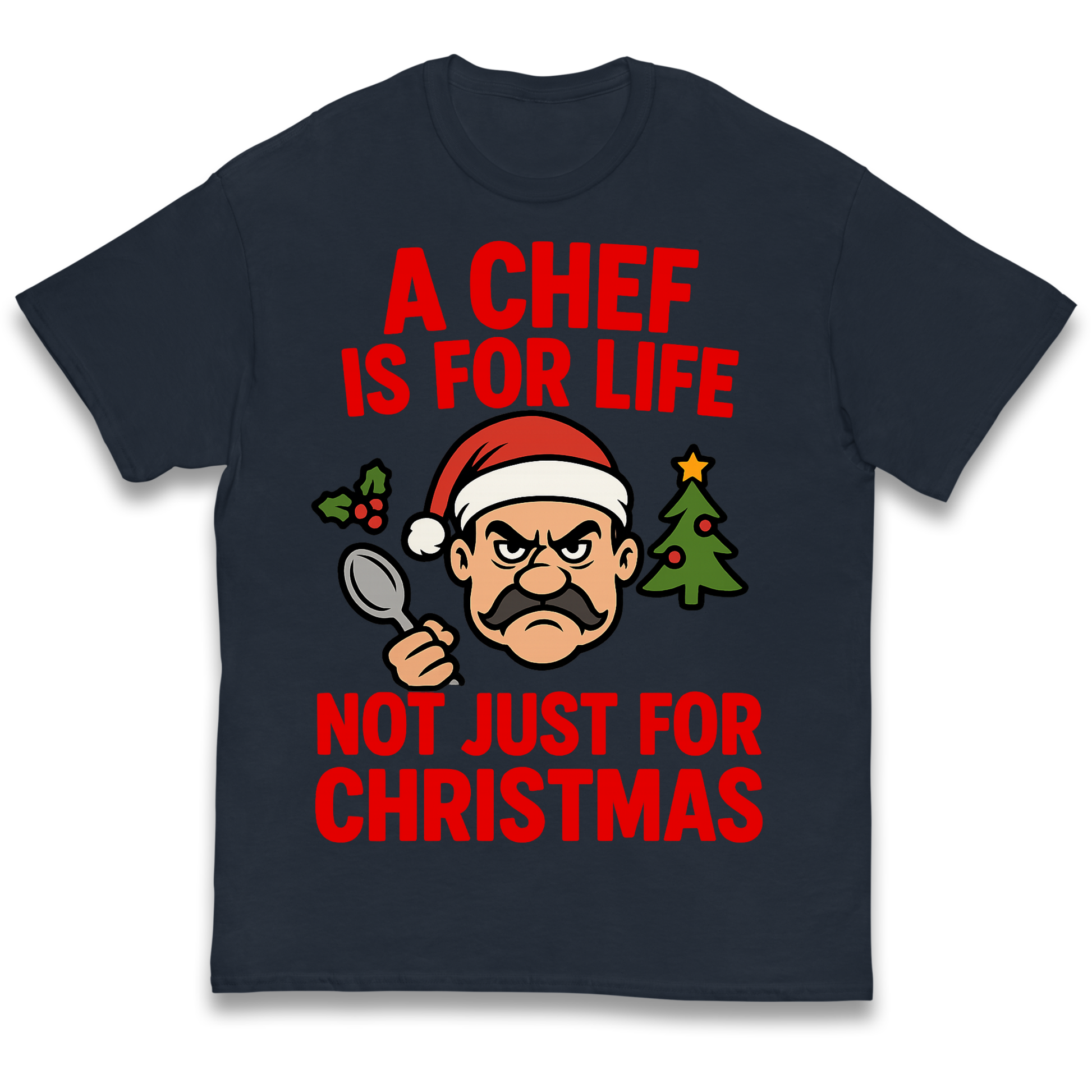 Chef Christmas Kids T Shirt