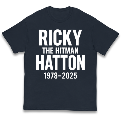 Ricky The Hitman Hatton 1978 2025 kids t shirt