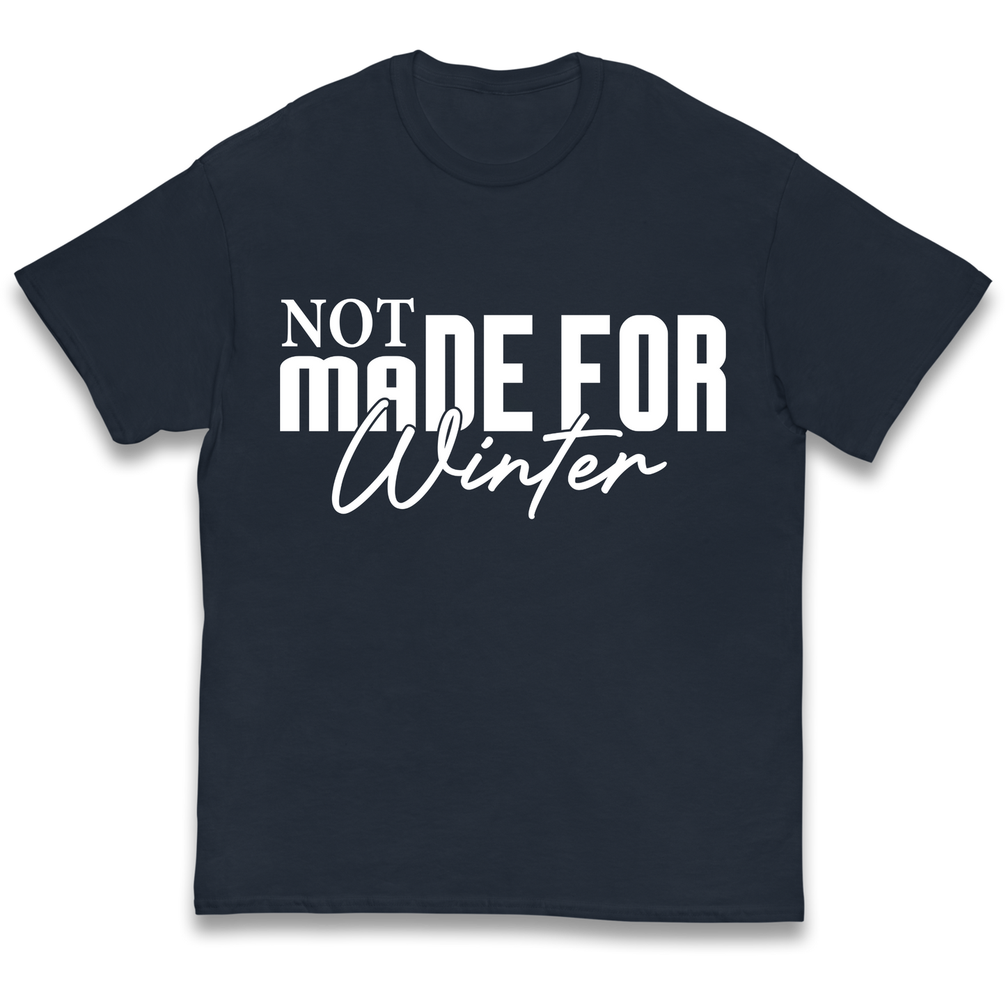 Not Made For Winter Christmas kids t shirt
