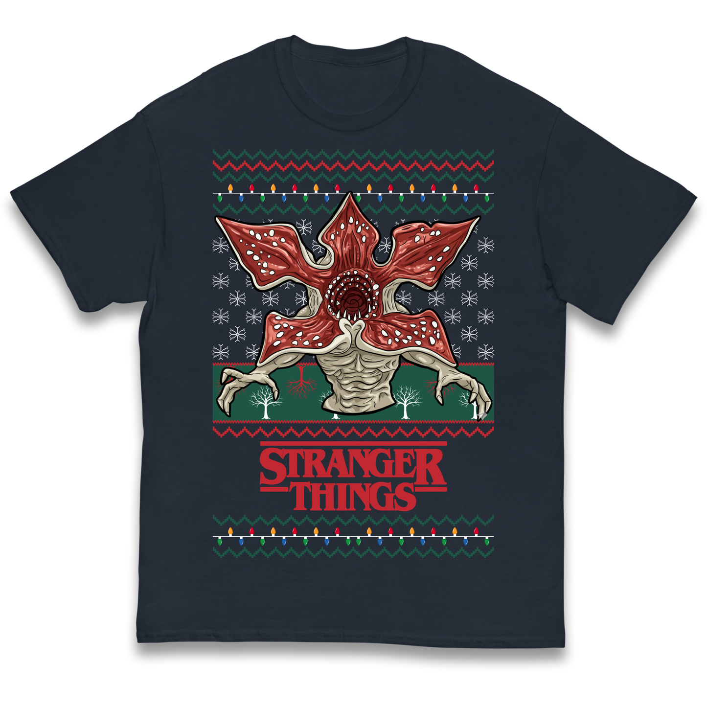 Demogorgon Christmas Kids T Shirt