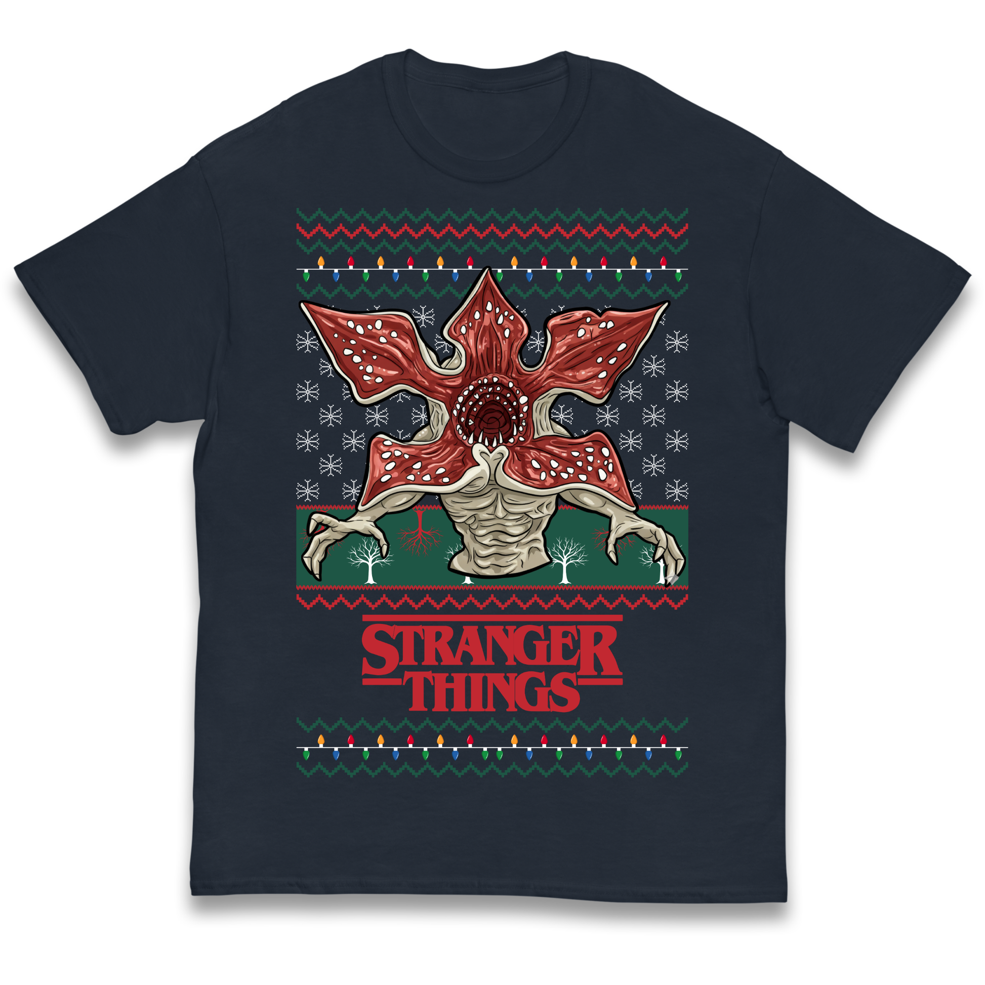 Demogorgon Christmas Kids T Shirt