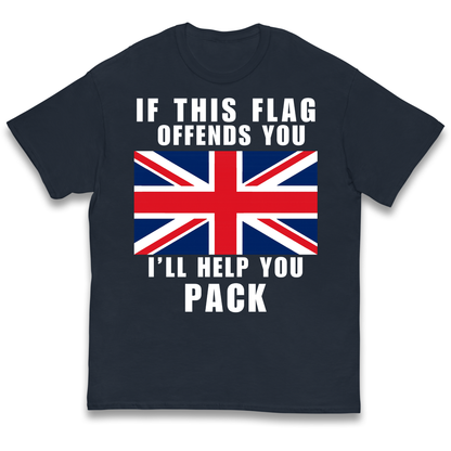 If This Flag Offends You I Will Help You Pack kids t shirt