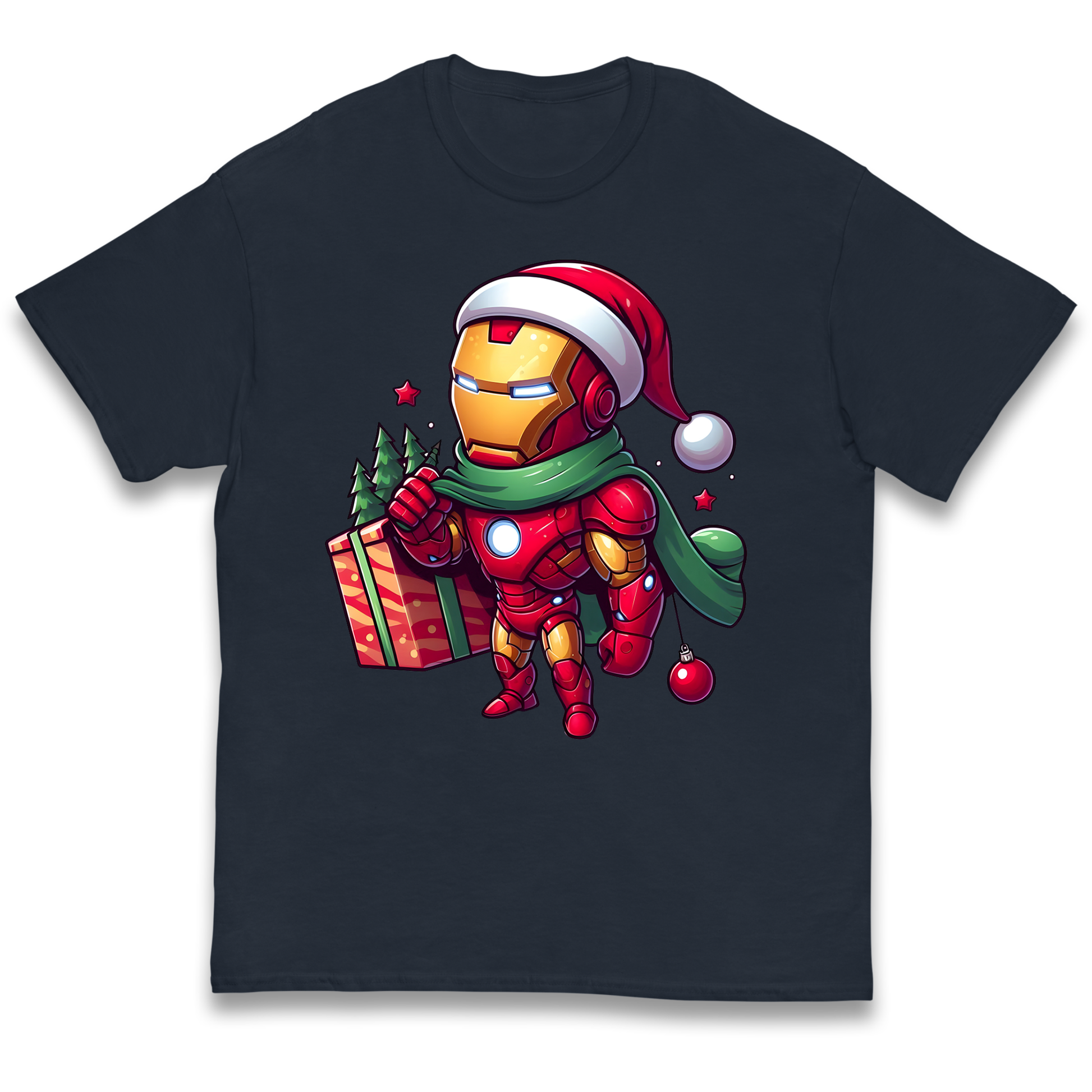 Ironman Santa kids t shirt