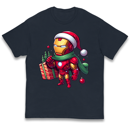Ironman Santa kids t shirt