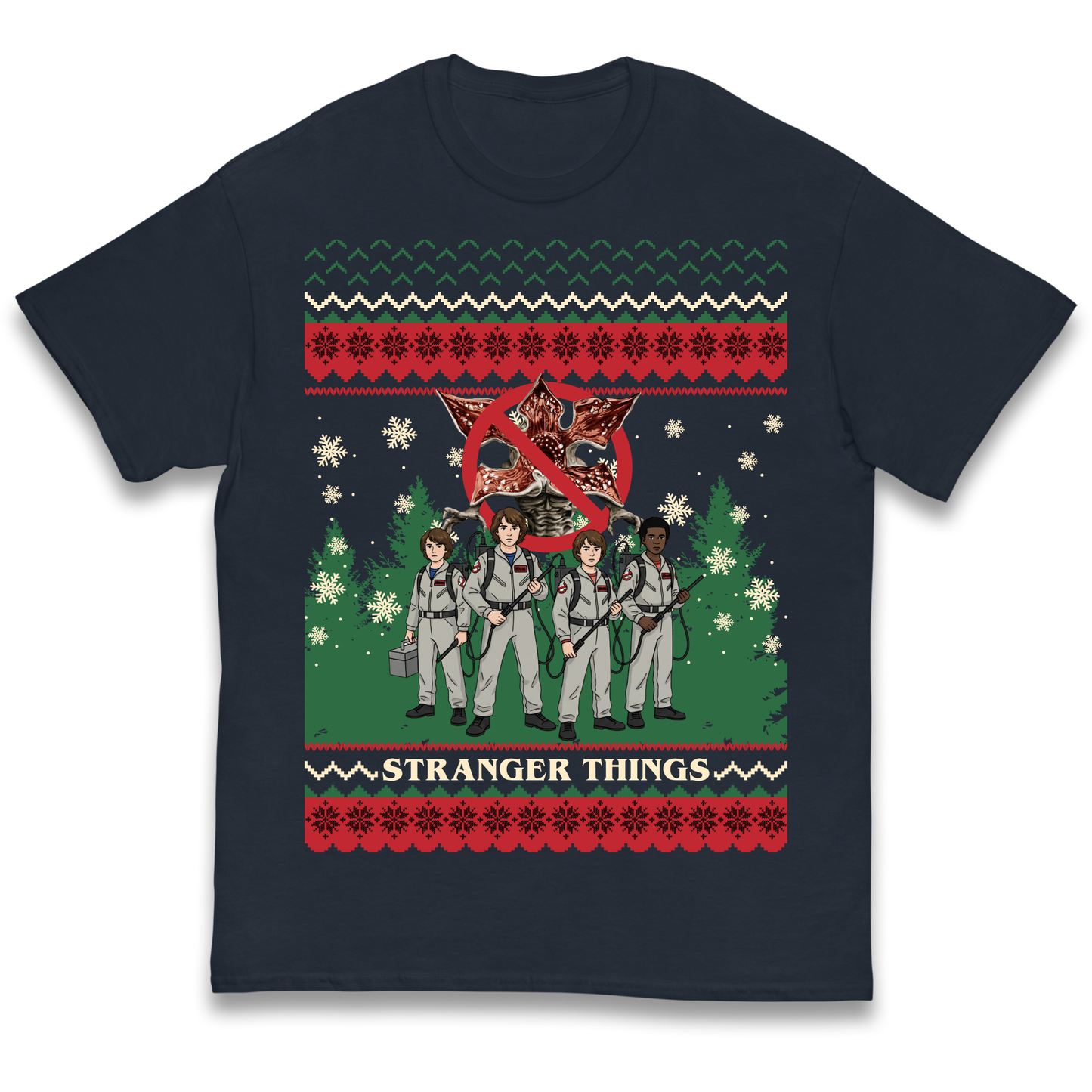 Stranger Things Demogorgon Christmas Kids T Shirt
