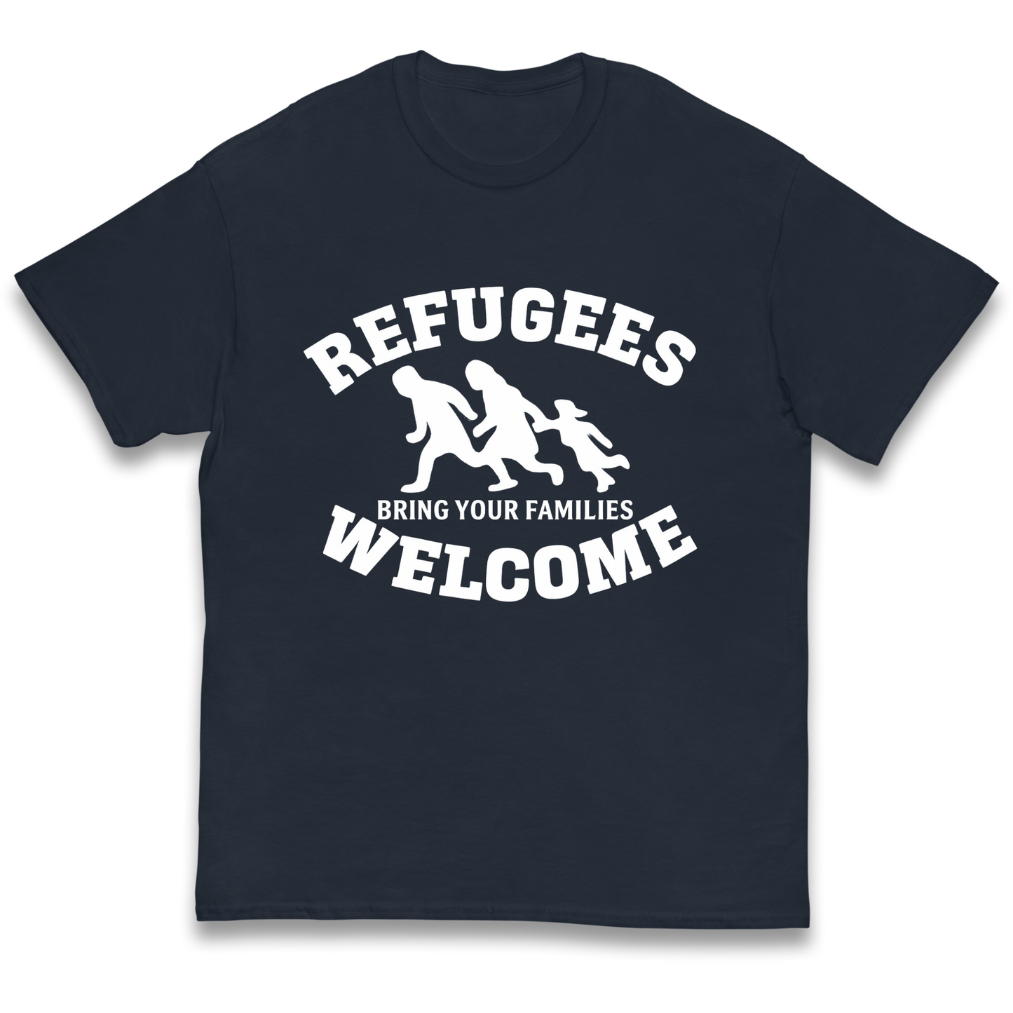 Welcome Refugees kids t shirt