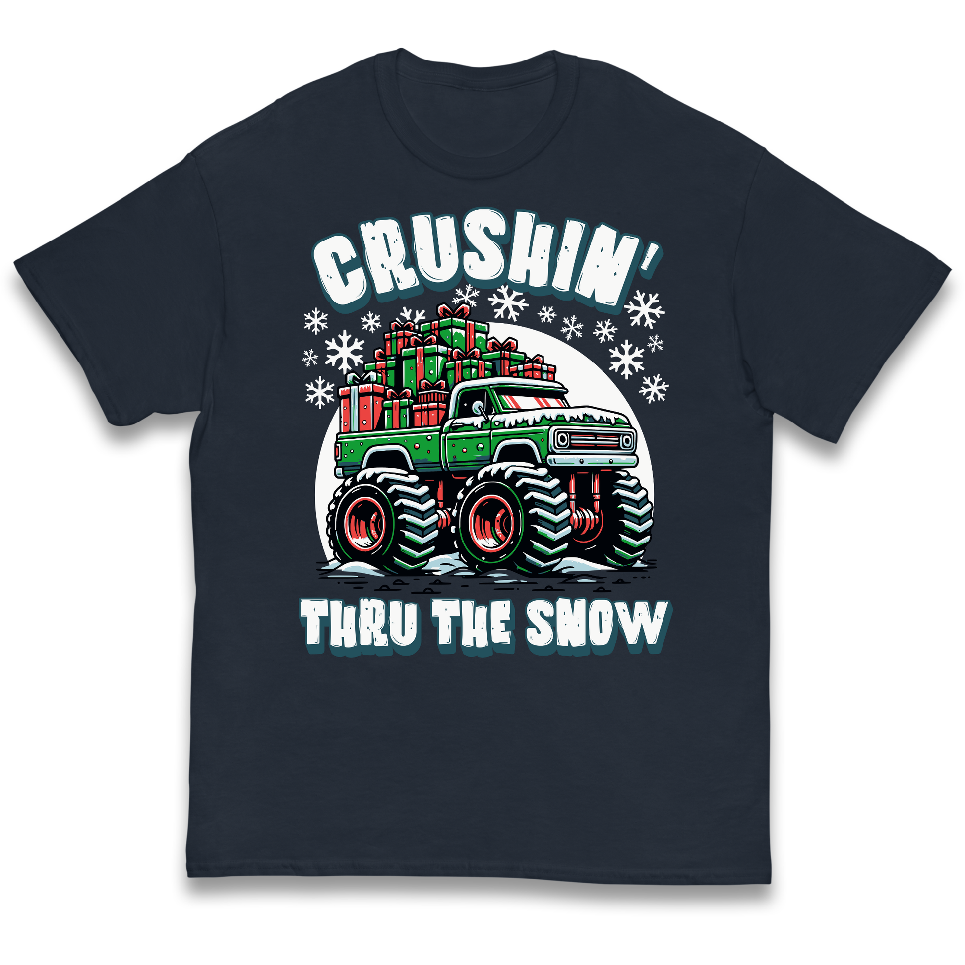 Crushin Thru The Snow kids t shirt