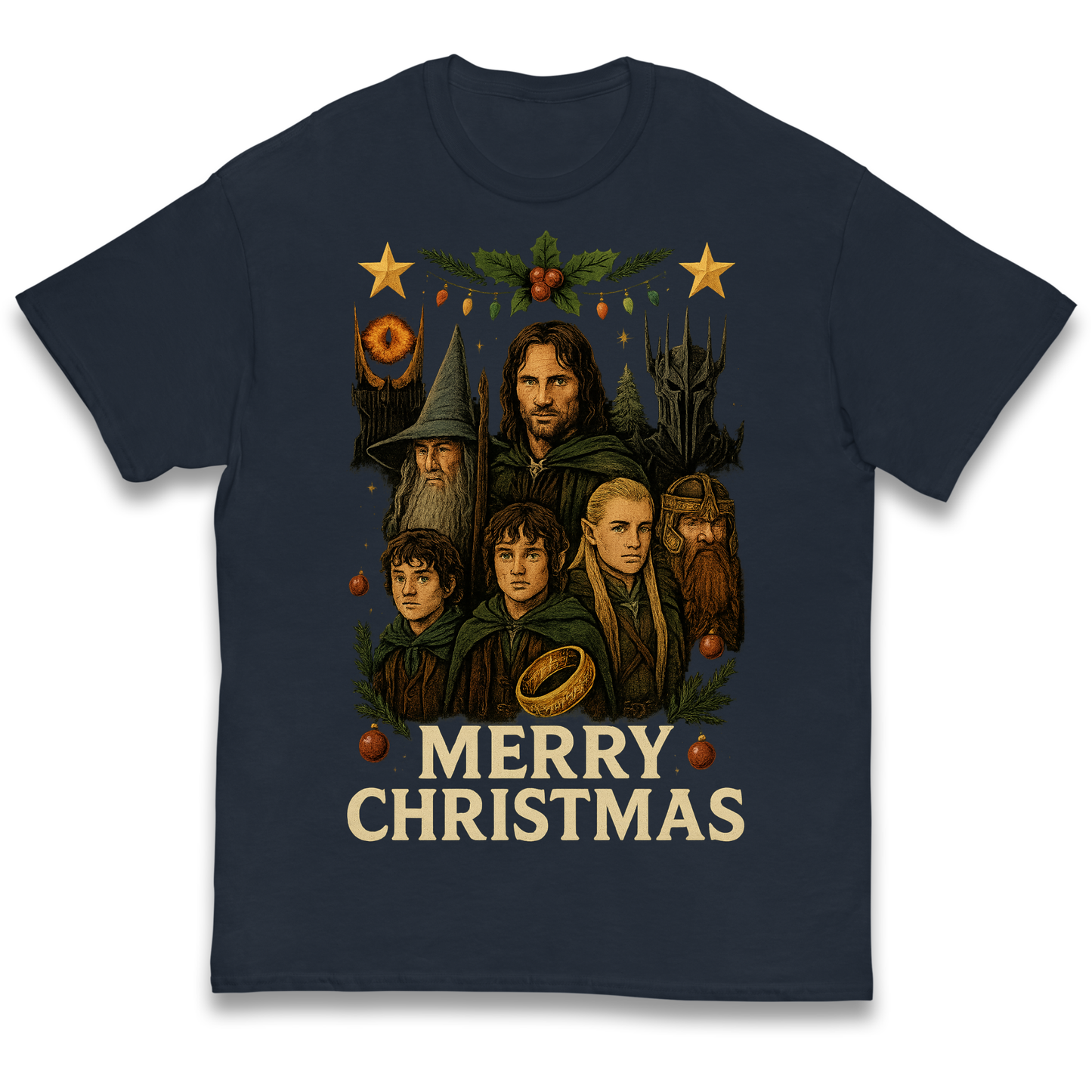 Lord of The Rings Christmas Kids T Shirt