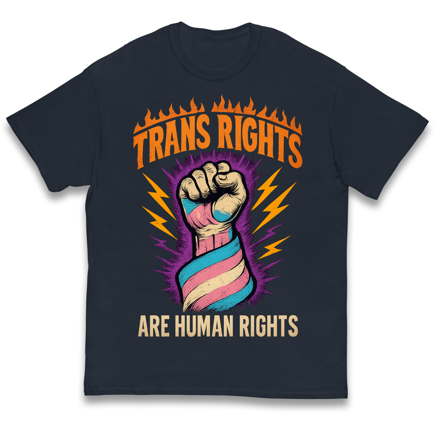 Trans Rights Are Human Rights kids t shirt