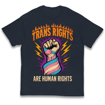 Trans Rights Are Human Rights kids t shirt