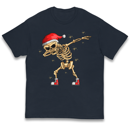 Santa Skellington Dabbing Christmas kids t shirt