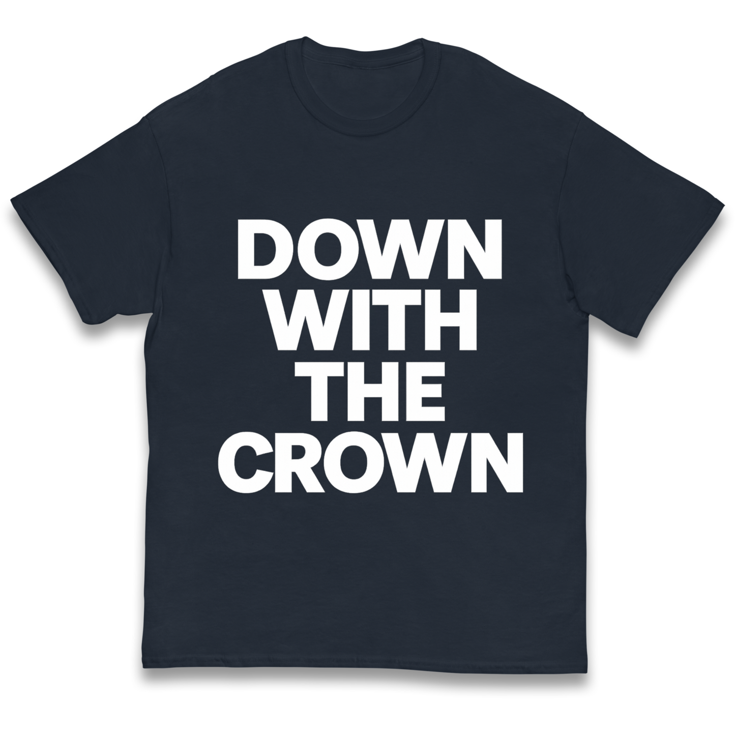 DOWN WITH THE CROWN kids t shirt