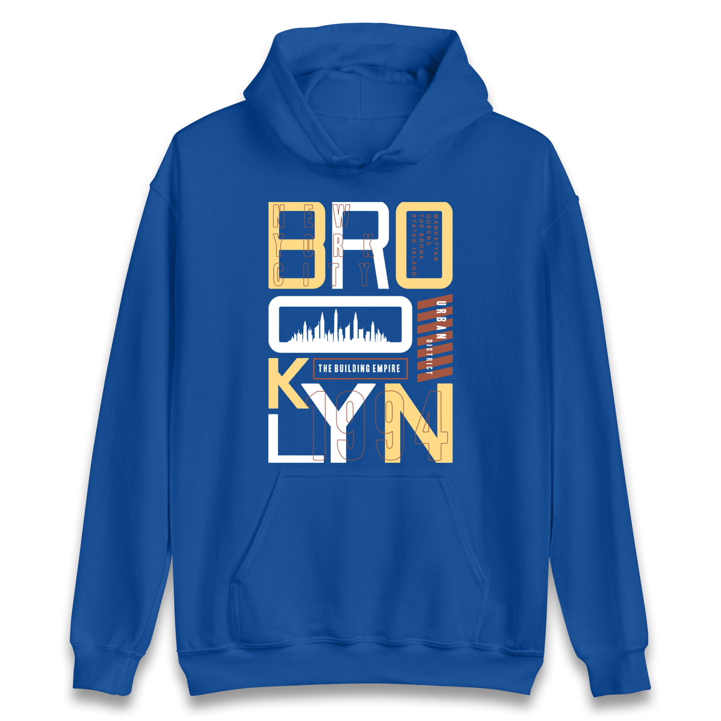 Brooklyn New York Urban District Hoodie