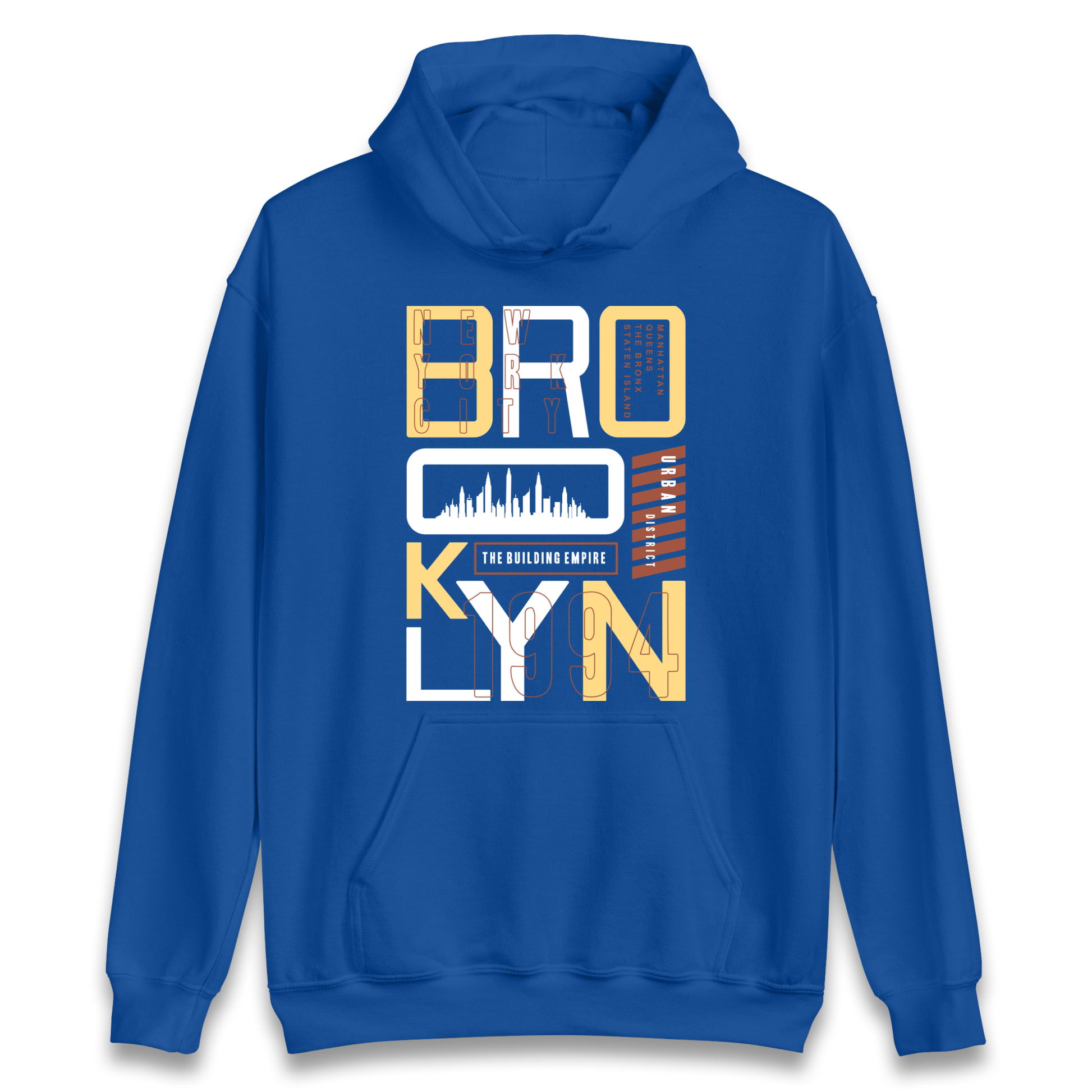Brooklyn New York Urban District Hoodie