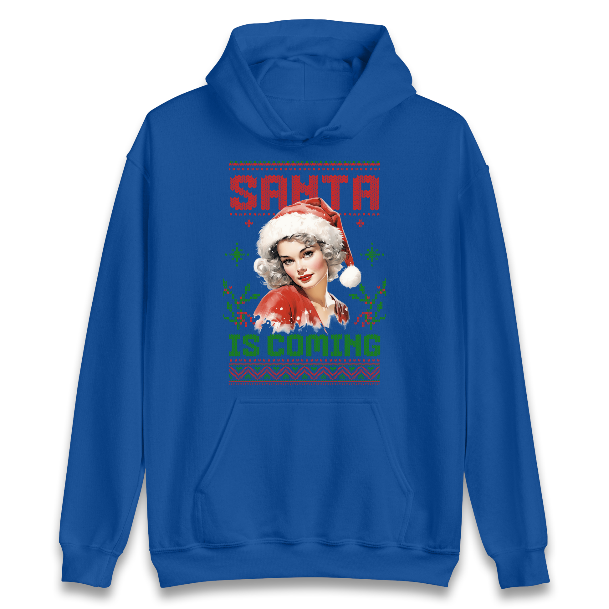 Santa is Coming Christmas Hoodie