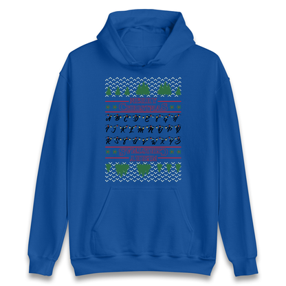 stranger things christmas jumper Hoodie