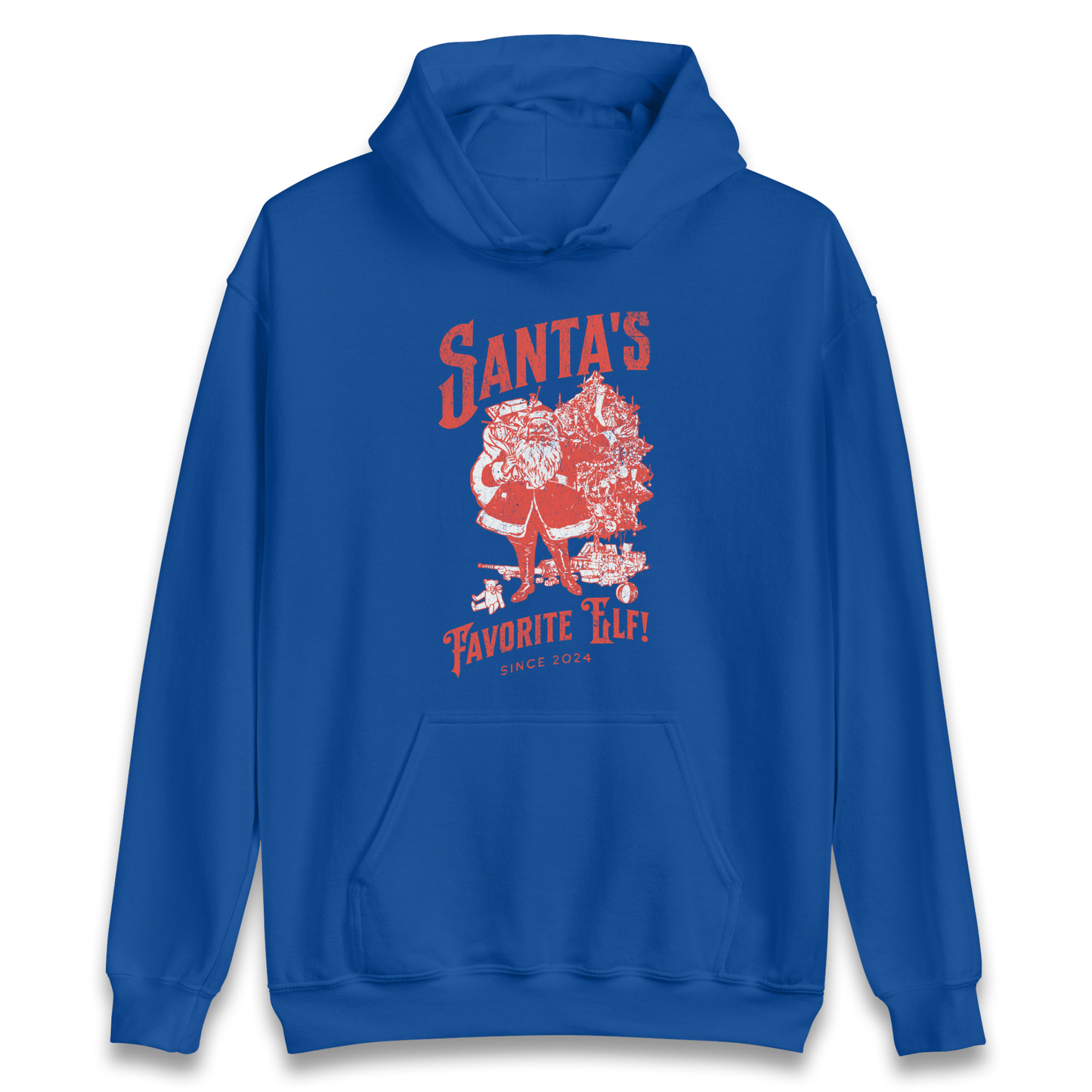 Santas Favourite Elf Christmas Hoodie