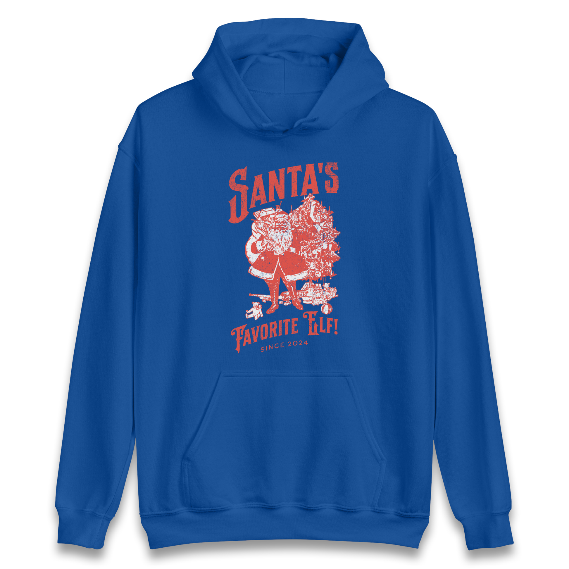 Santas Favourite Elf Christmas Hoodie