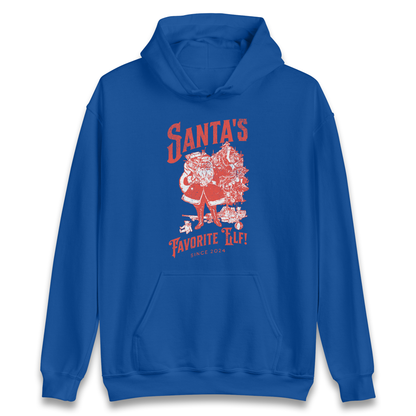 Santas Favourite Elf Christmas Hoodie
