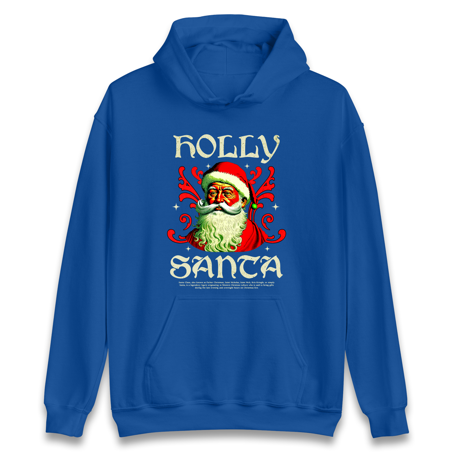 Holly Santa Christmas Hoodie