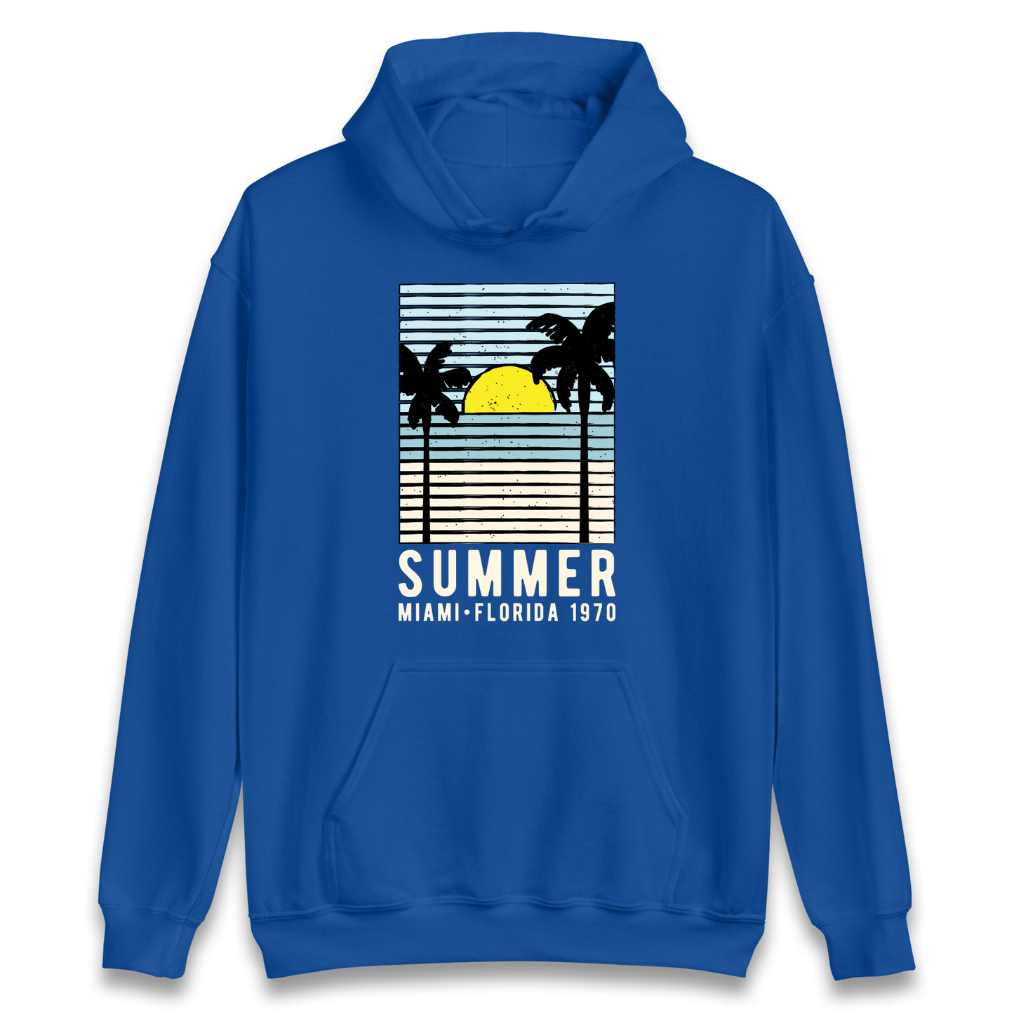 Summer Miami Florida 1970 Hoodie
