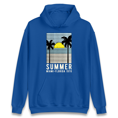 Summer Miami Florida 1970 Hoodie