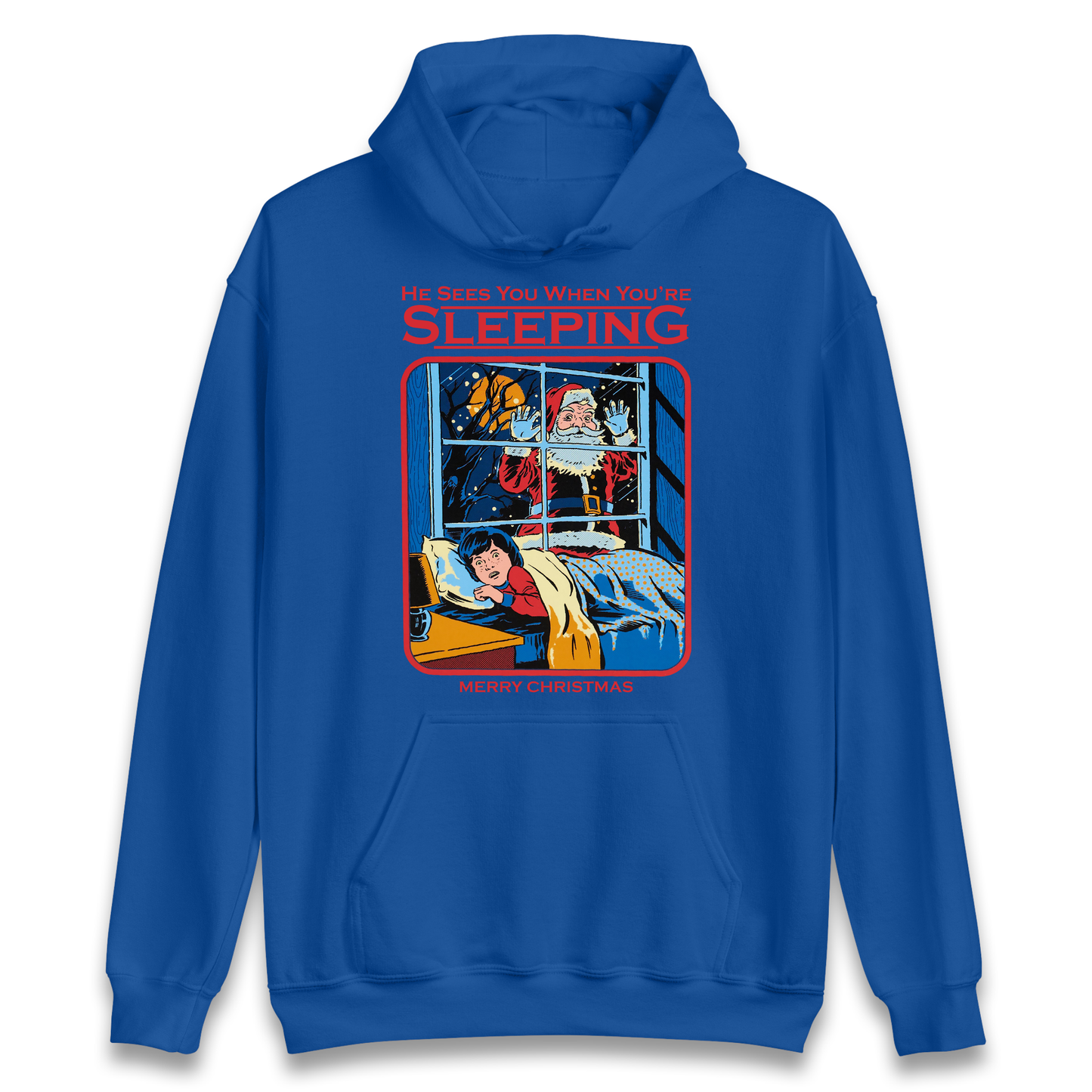 Creepy Santa Claus Christmas Hoodie