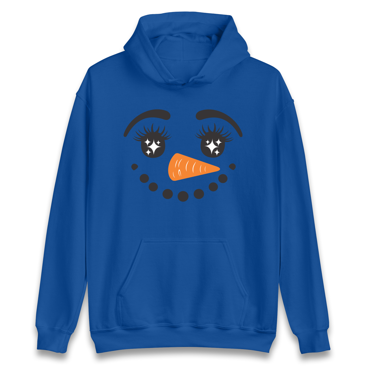 Snowman Face Christmas Hoodie