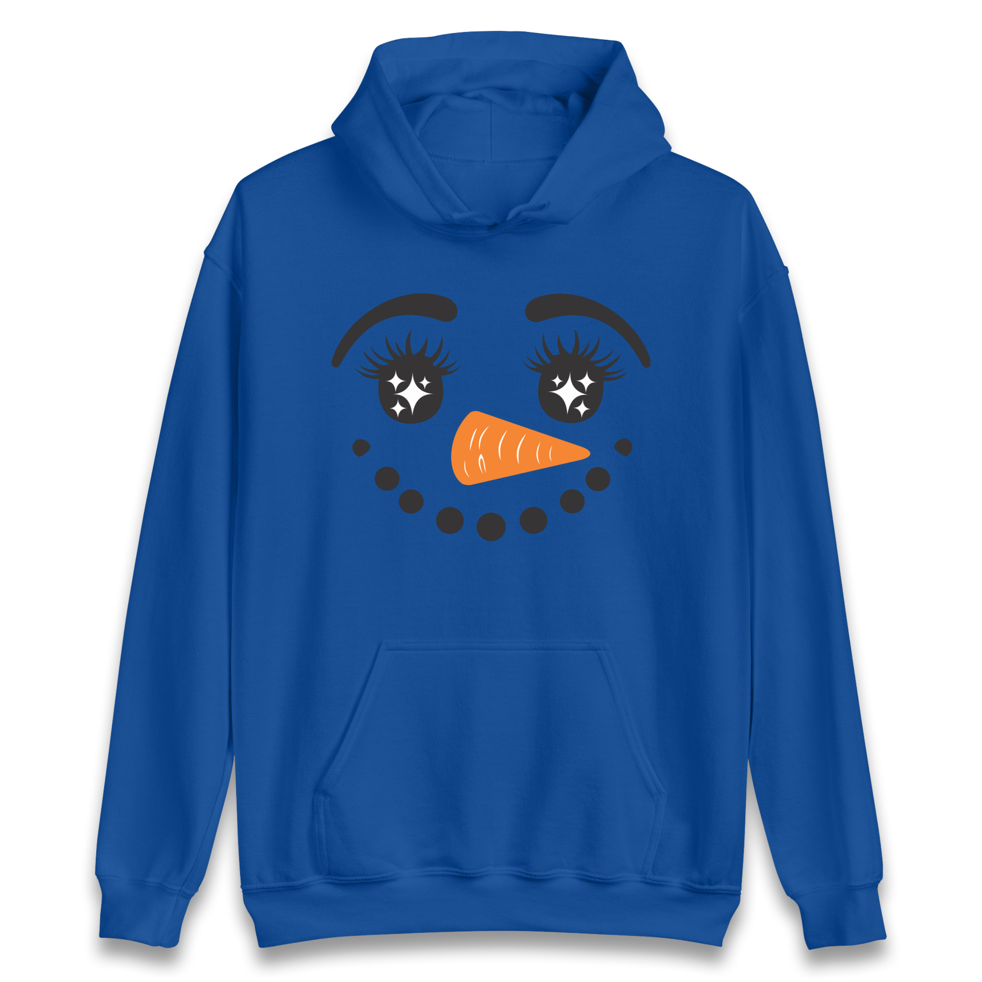 Snowman Face Christmas Hoodie