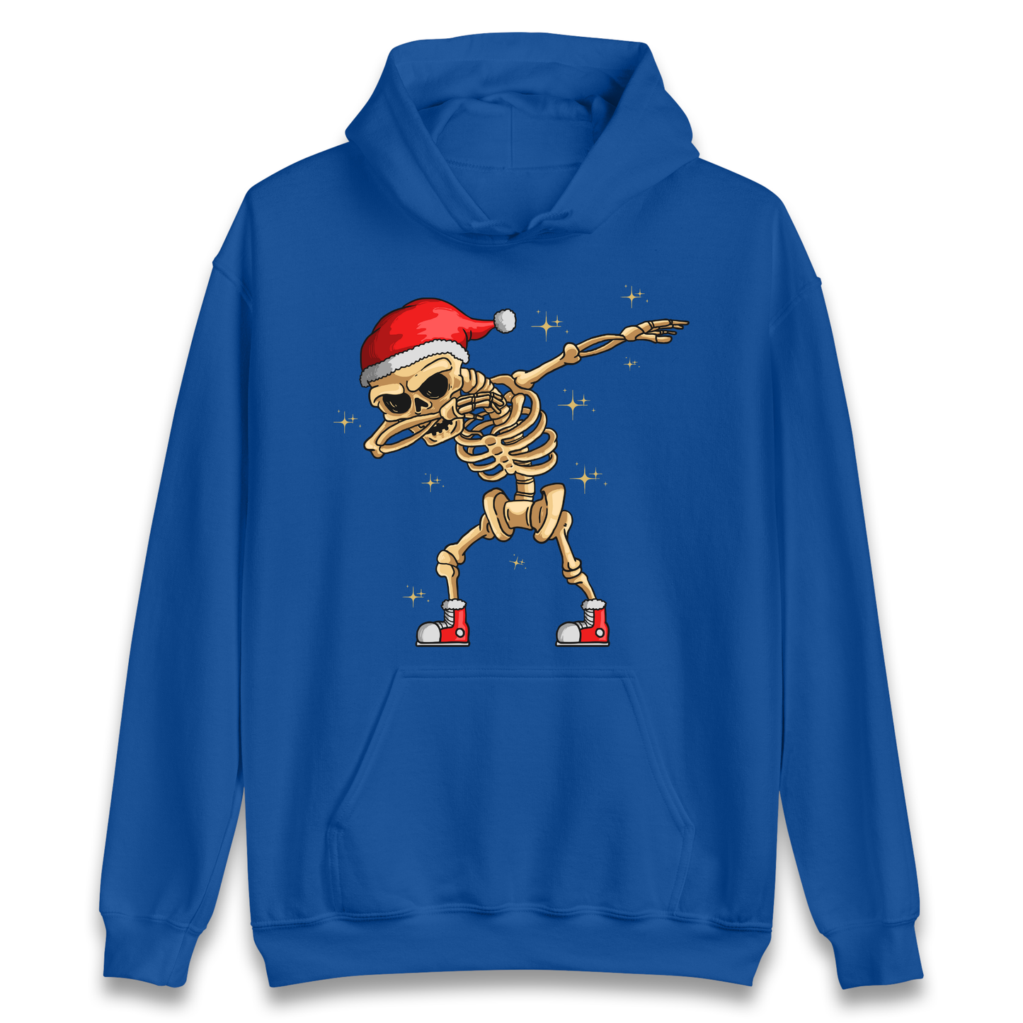 Santa Skellington Dabbing Christmas Hoodie