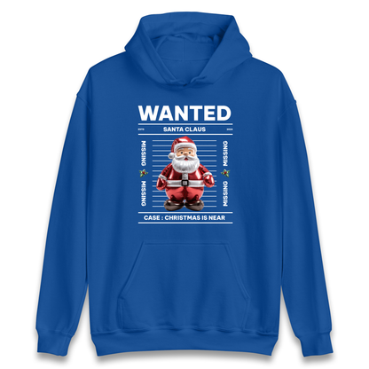 Wanted Santa Claus Christmas Hoodie
