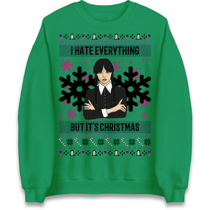 Wednesday addams Christmas Jumper