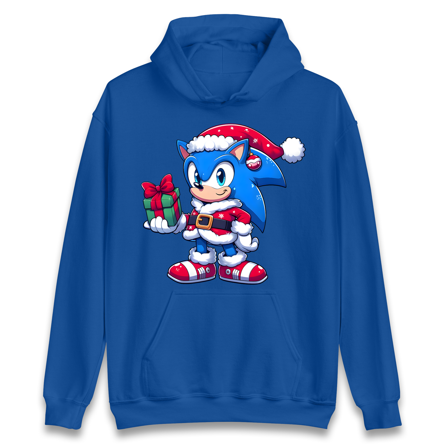 Sonic The Hedgehog Santa Hoodie