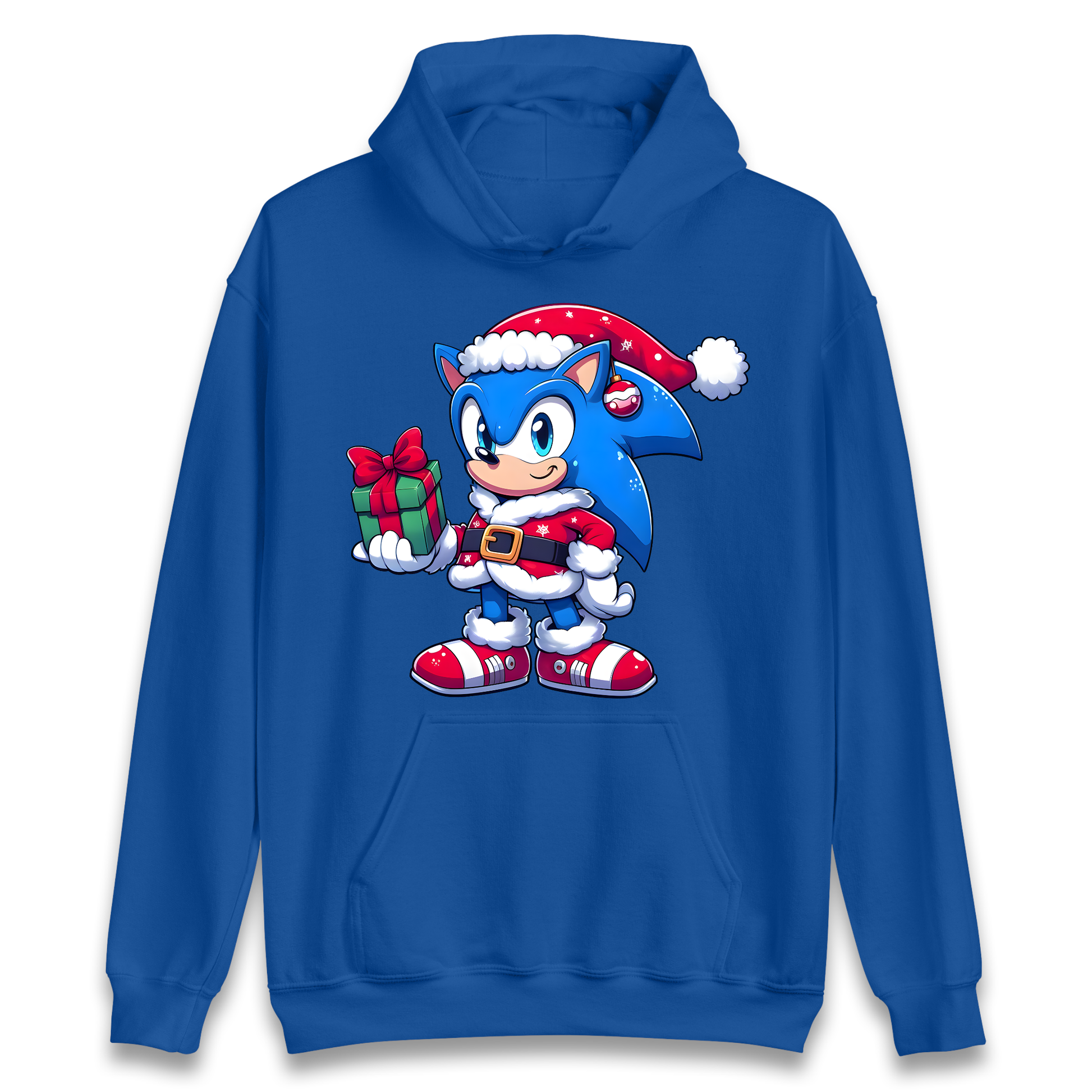 Sonic The Hedgehog Santa Hoodie