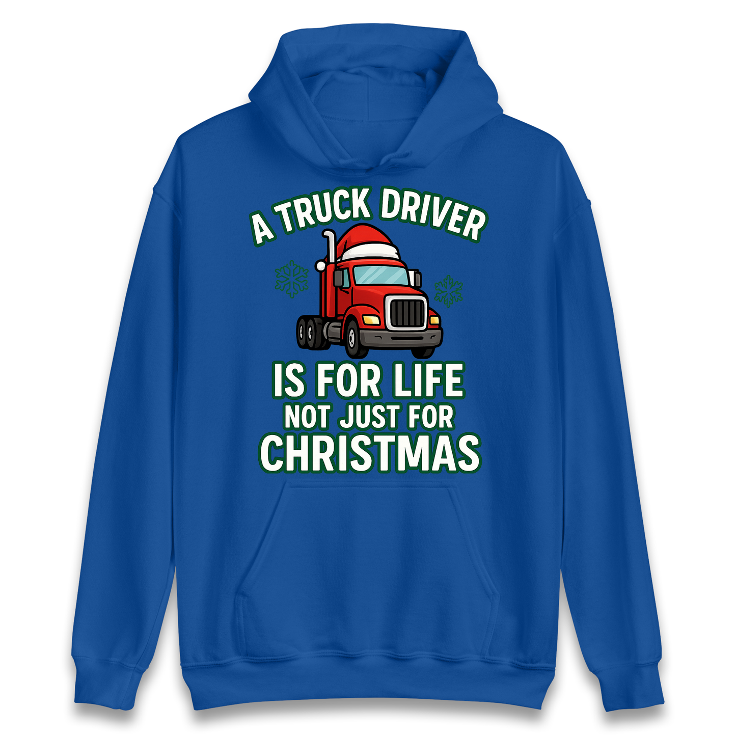 Truck Driver Christmas Hoodie