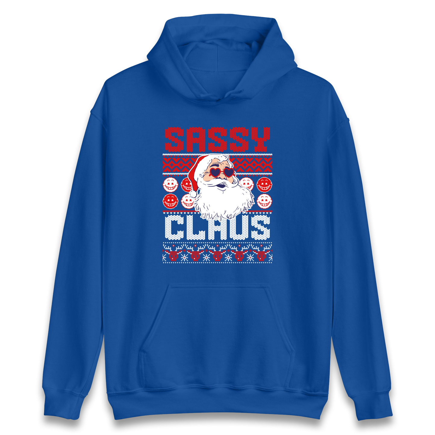 Sassy Claus Santa Christmas Hoodie