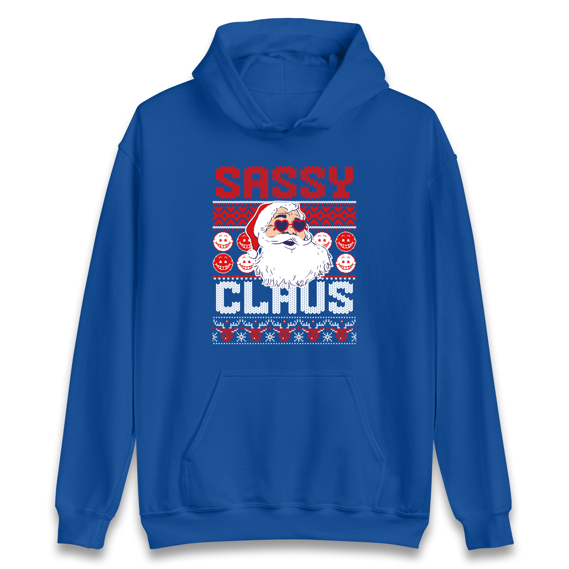 Sassy Claus Santa Christmas Hoodie