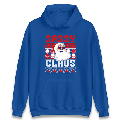 Sassy Claus Santa Christmas Hoodie