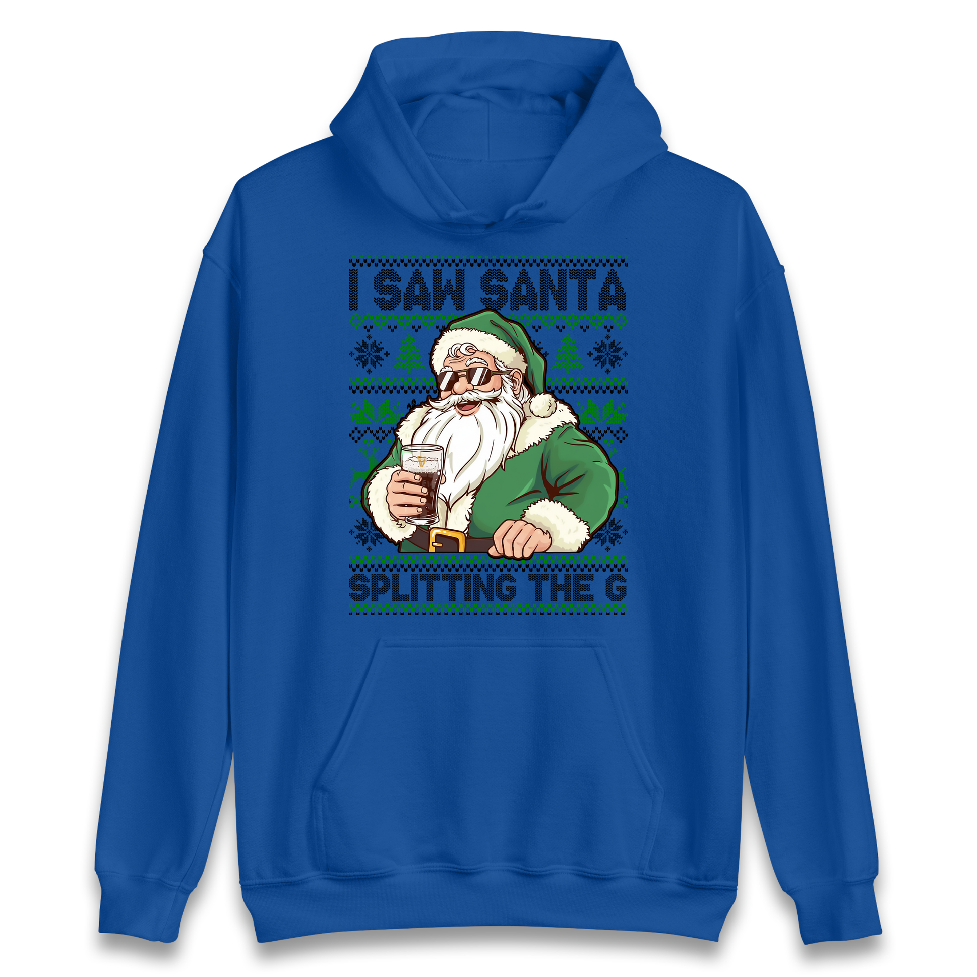 Santa Splitting The G Hoodie