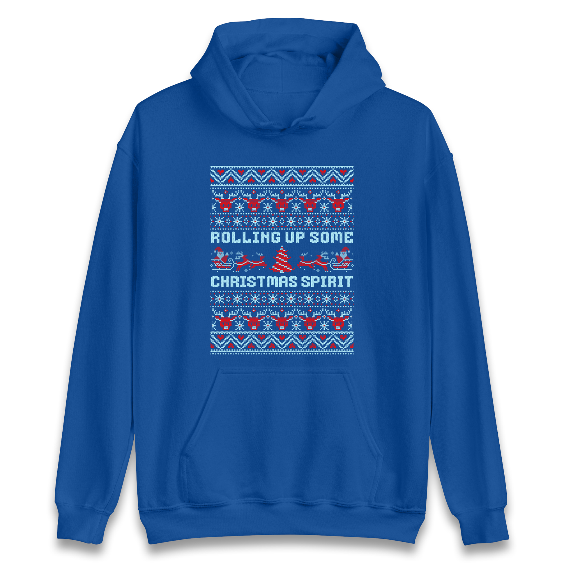 Rolling up Some Christmas Spirit Hoodie