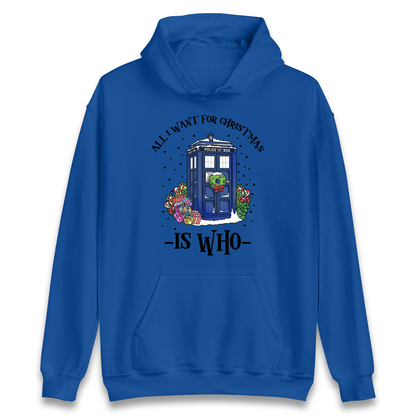 Dr Who Christmas Hoodie