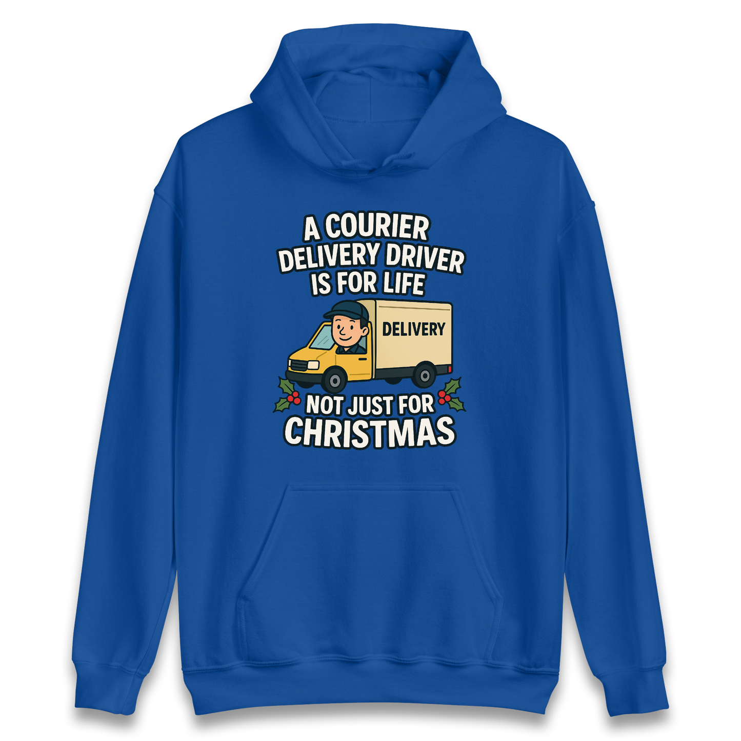Courier Delivery Driver Christmas Hoodie