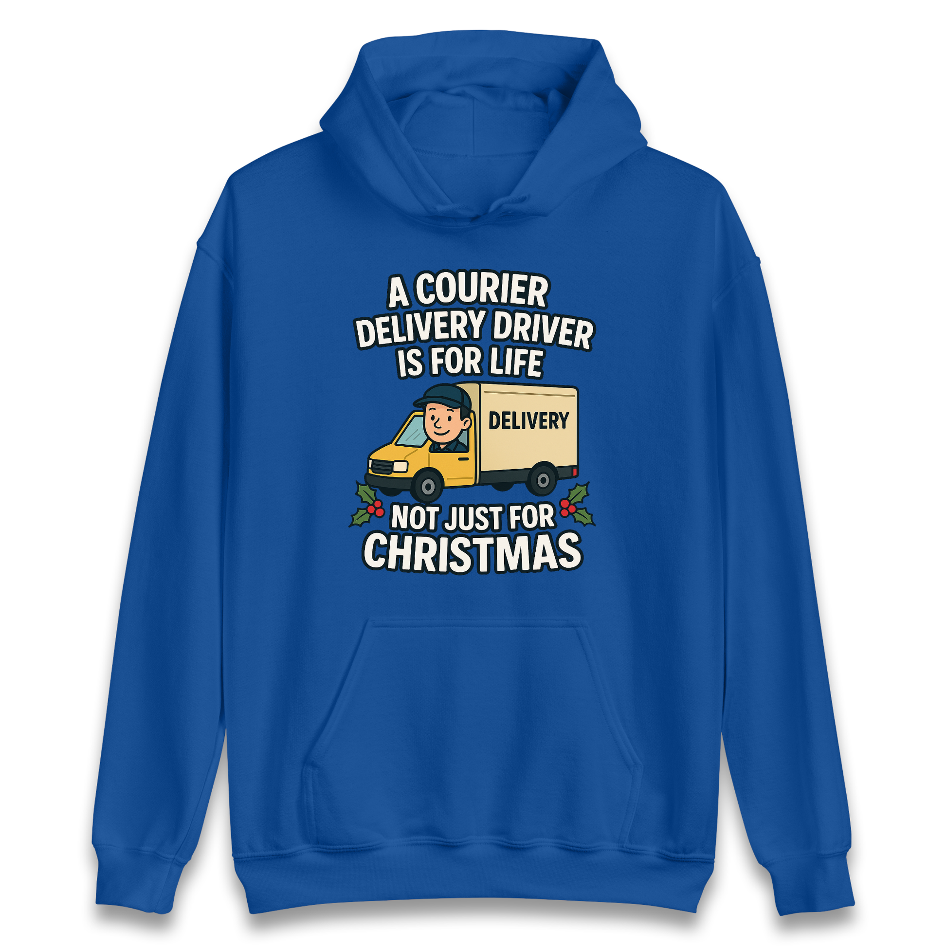 Courier Delivery Driver Christmas Hoodie