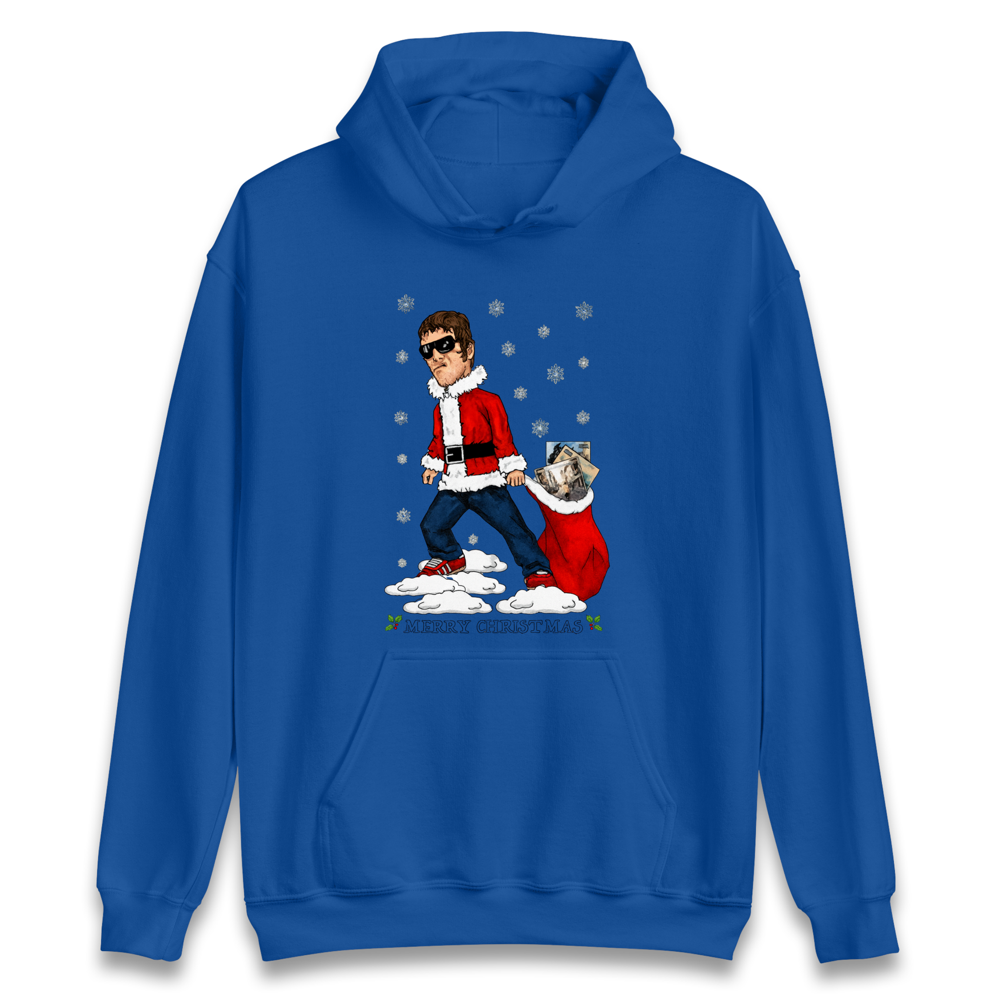 Liam Gallagher Christmas Santa Hoodie